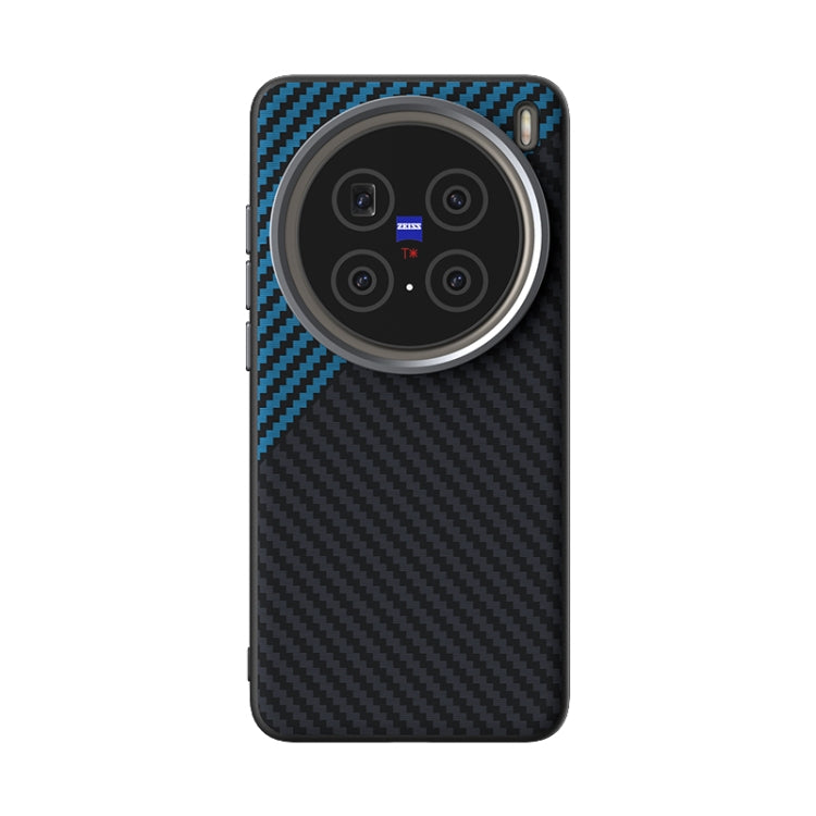 For vivo X200 Pro ABEEL C Carbon Fiber Series 6D Micro Relief MagSafe Phone Case