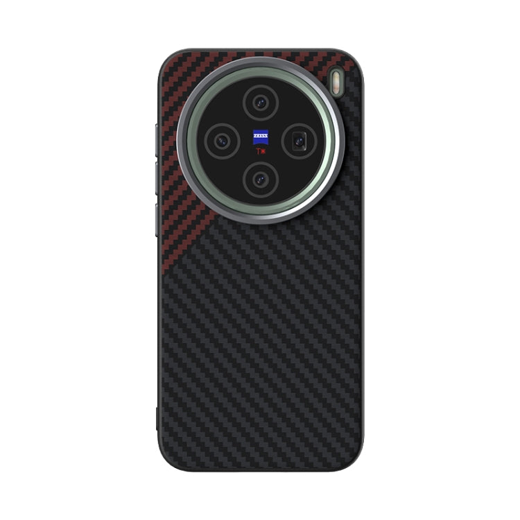 For vivo X200 Pro mini ABEEL C Carbon Fiber Series 6D Micro Relief MagSafe Phone Case