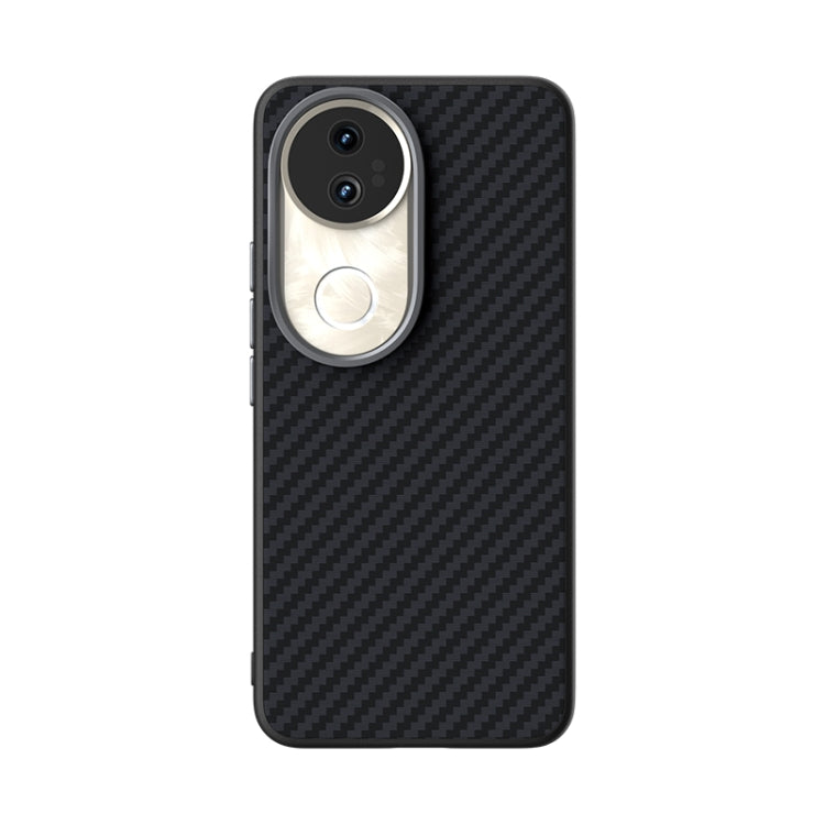 For vivo S20 ABEEL C Carbon Fiber Series 6D Micro Relief MagSafe Phone Case