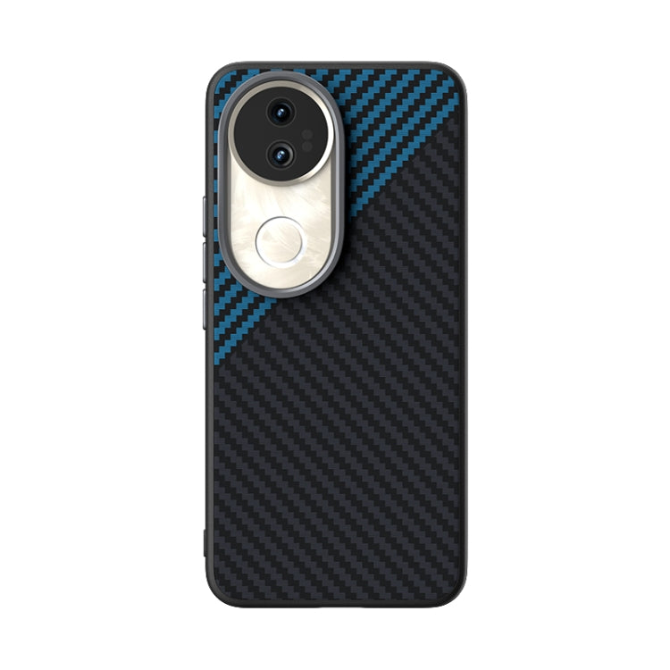 For vivo S20 ABEEL C Carbon Fiber Series 6D Micro Relief MagSafe Phone Case