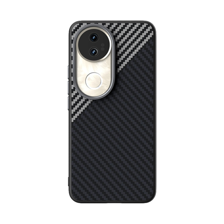 For vivo S20 ABEEL C Carbon Fiber Series 6D Micro Relief MagSafe Phone Case