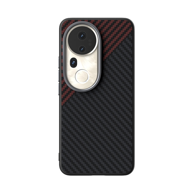 For vivo S20 Pro ABEEL C Carbon Fiber Series 6D Micro Relief MagSafe Phone Case