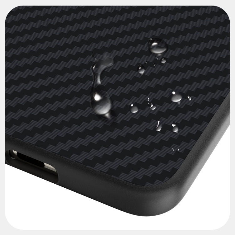For vivo S20 Pro ABEEL C Carbon Fiber Series 6D Micro Relief MagSafe Phone Case