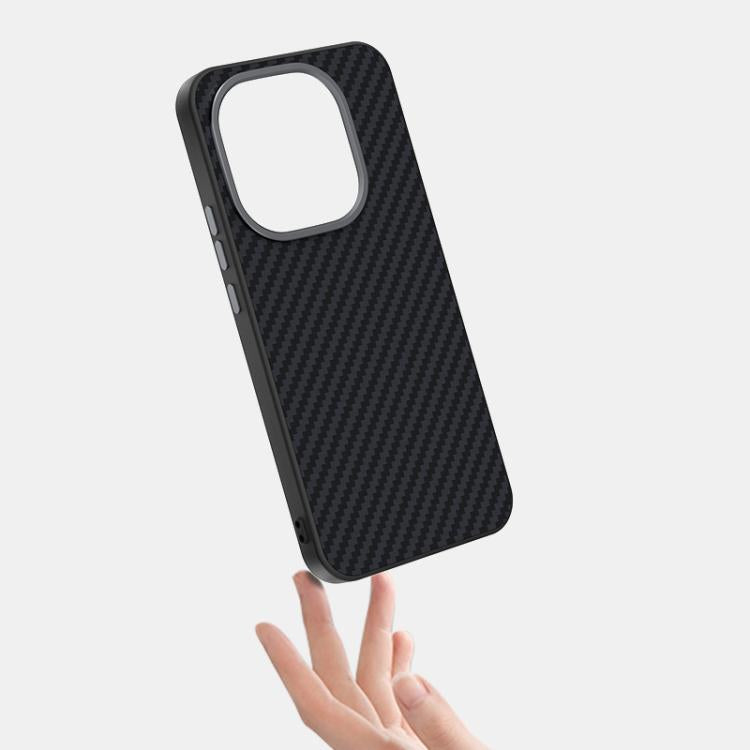 For vivo iQOO 15 ABEEL C Carbon Fiber Series 6D Micro Relief MagSafe Phone Case