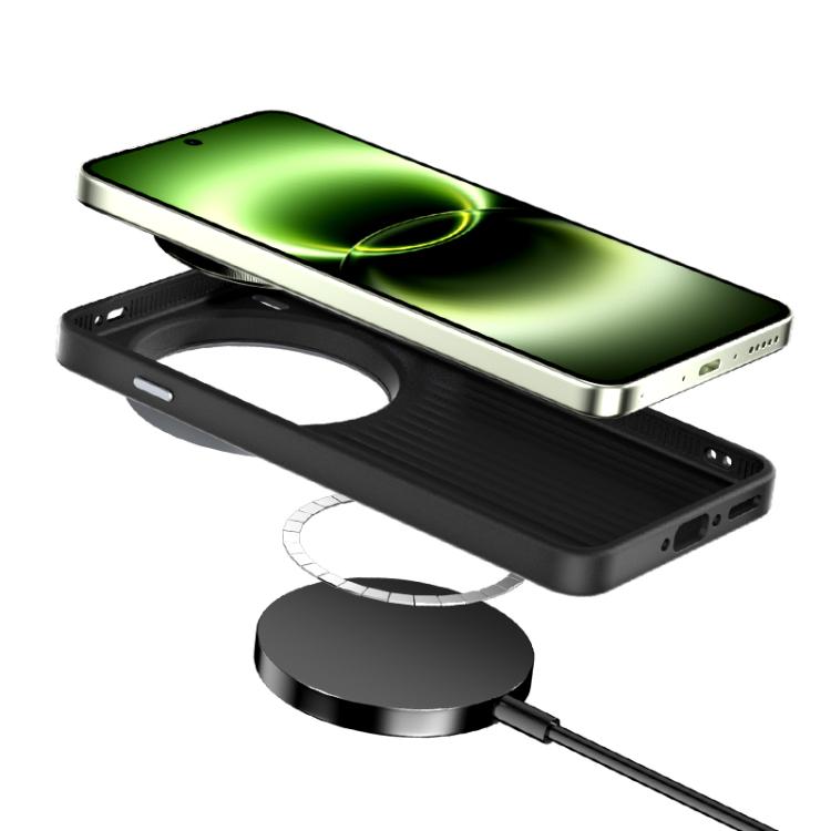 For vivo X300 Ultra ABEEL C Carbon Fiber Series 6D Micro Relief MagSafe Phone Case