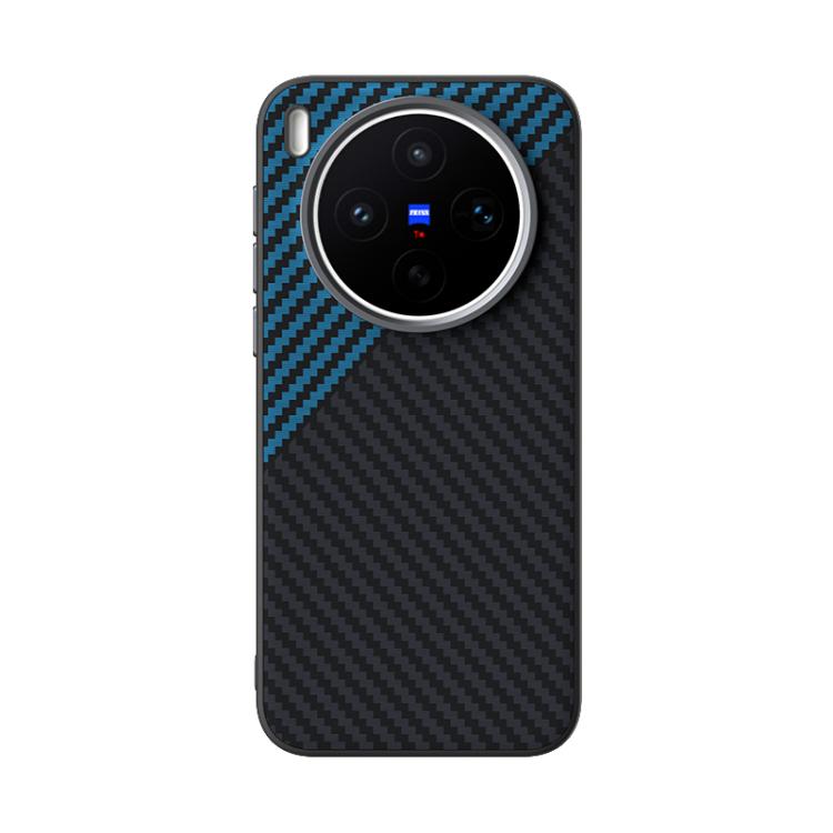 For vivo X300s ABEEL C Carbon Fiber Series 6D Micro Relief MagSafe Phone Case