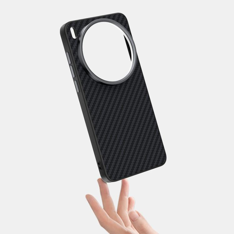 For vivo X300s ABEEL C Carbon Fiber Series 6D Micro Relief MagSafe Phone Case