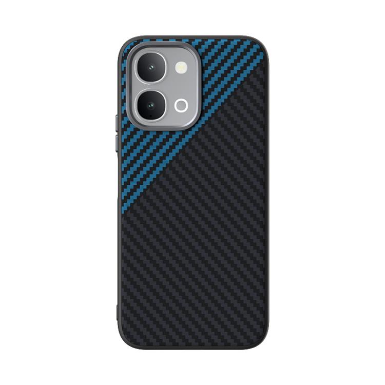 For vivo iQOO Z11x 5G ABEEL C Carbon Fiber Series 6D Micro Relief MagSafe Phone Case