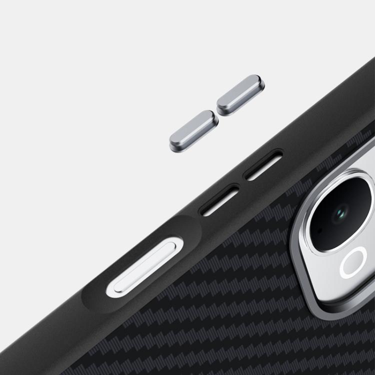 For vivo iQOO Z11 5G ABEEL C Carbon Fiber Series 6D Micro Relief MagSafe Phone Case