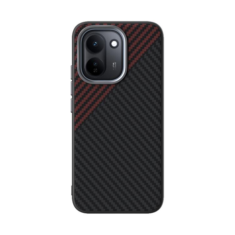 For vivo iQOO Z11 5G ABEEL C Carbon Fiber Series 6D Micro Relief MagSafe Phone Case