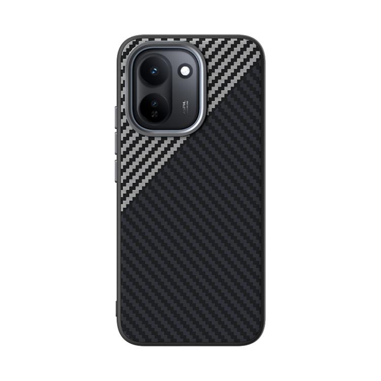 For vivo iQOO Z11 5G ABEEL C Carbon Fiber Series 6D Micro Relief MagSafe Phone Case