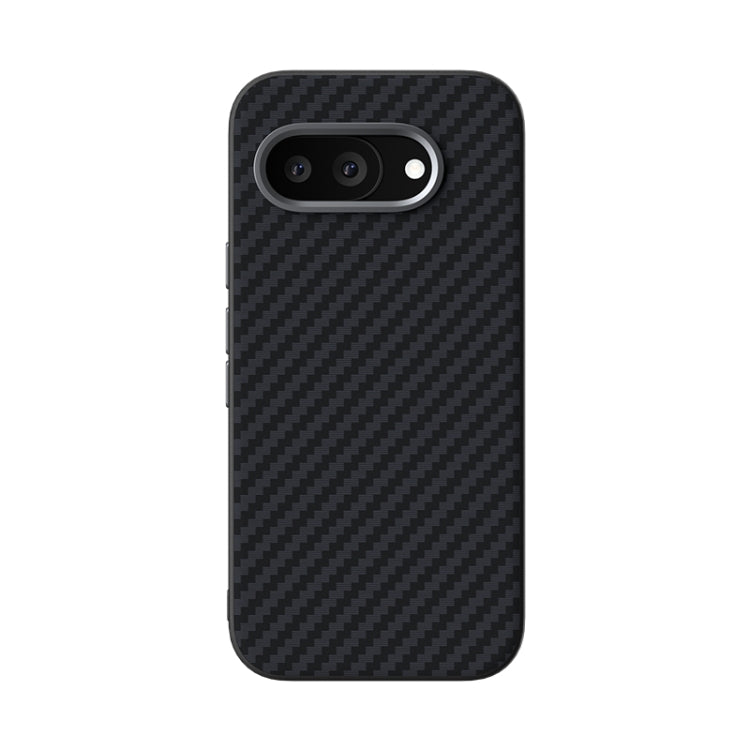 For Google Pixel 9a ABEEL C Carbon Fiber Series 6D Micro Relief MagSafe Phone Case