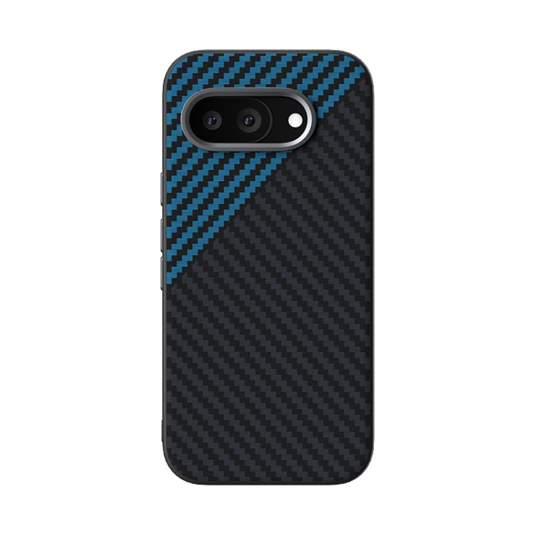 For Google Pixel 9a ABEEL C Carbon Fiber Series 6D Micro Relief MagSafe Phone Case