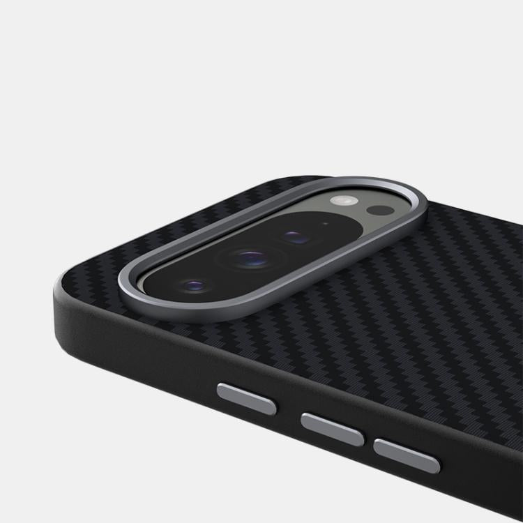 For Google Pixel 10 Pro XL ABEEL C Carbon Fiber Series 6D Micro Relief MagSafe Phone Case