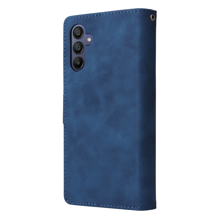 For Galaxy A16 5G Multifunctional Frosted Zipper Wallet Leather Phone Case