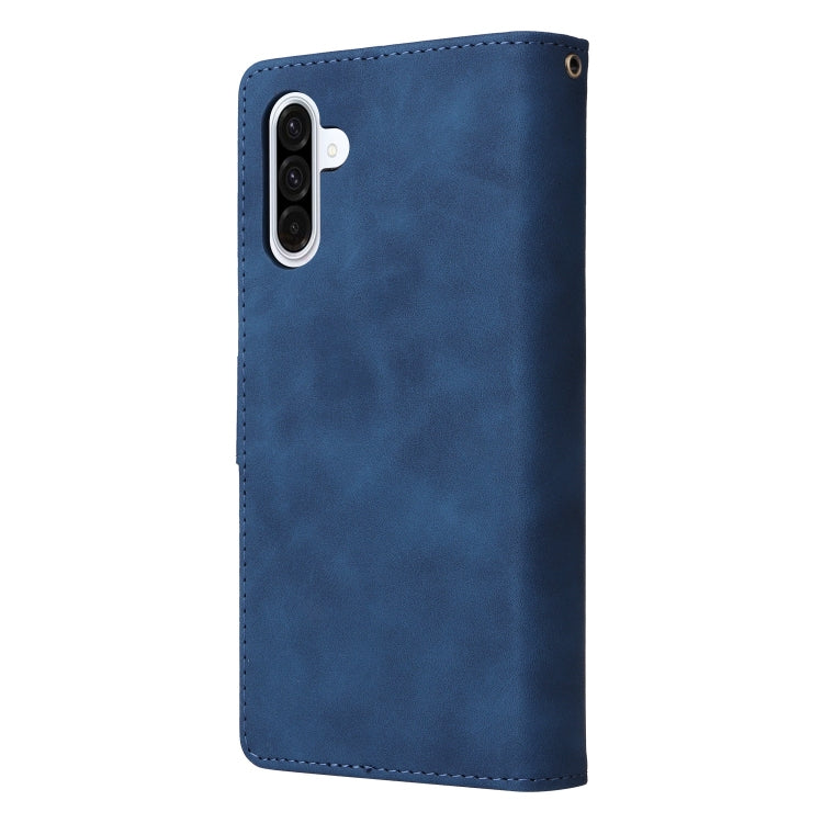 For Galaxy A26 5G Multifunctional Frosted Zipper Wallet Leather Phone Case