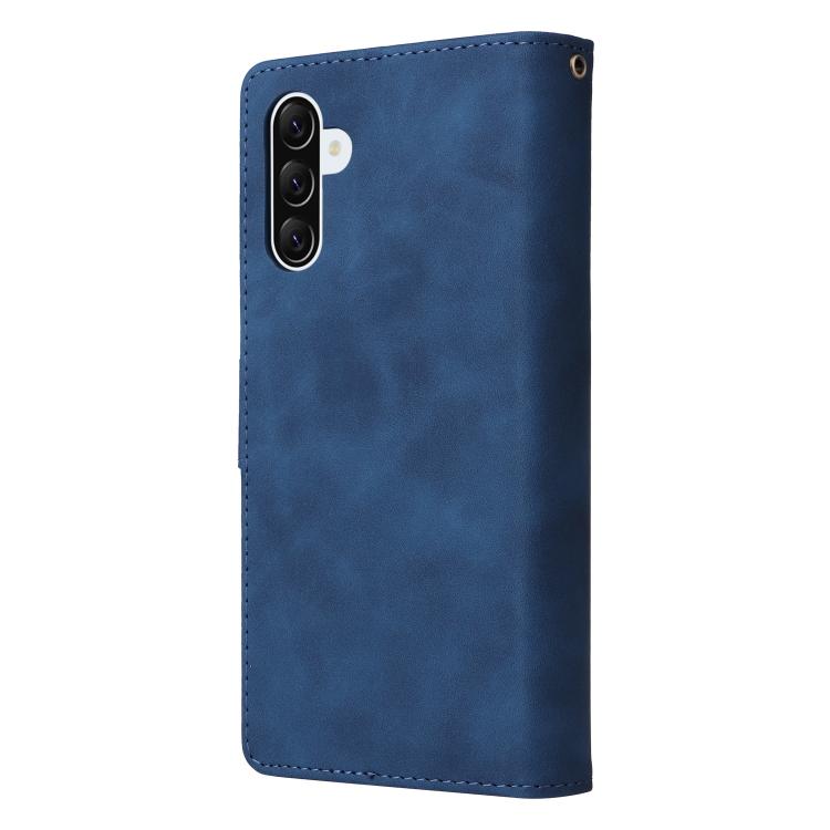 For Galaxy A36 5G Multifunctional Frosted Zipper Wallet Leather Phone Case