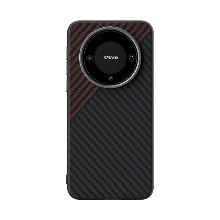 For Huawei Mate 60 ABEEL C Carbon Fiber Series 6D Micro Relief MagSafe Phone Case