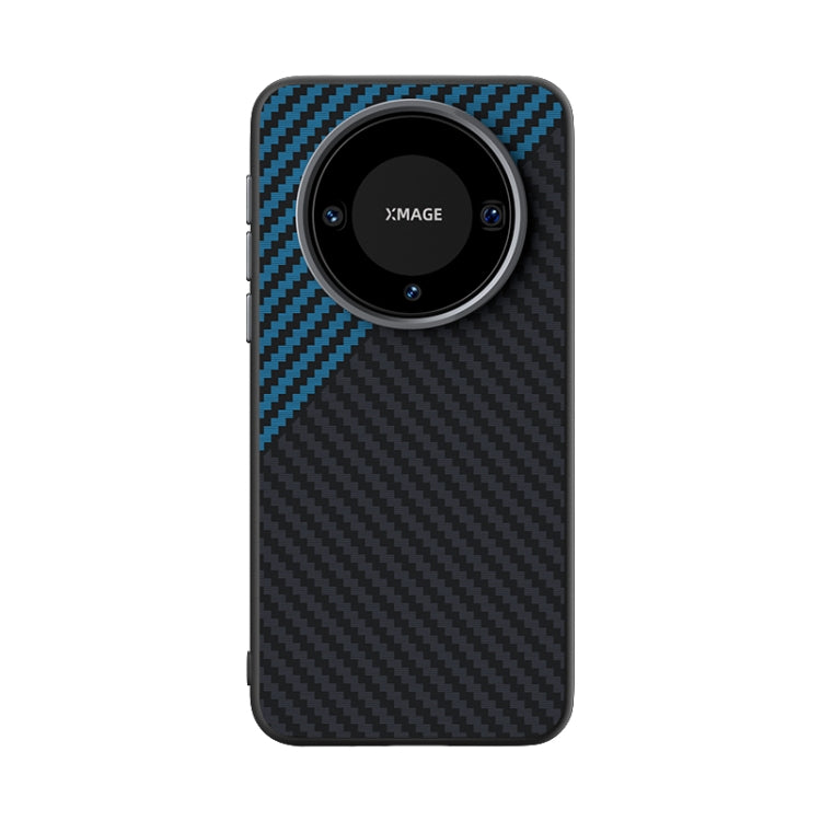 For Huawei Mate 60 ABEEL C Carbon Fiber Series 6D Micro Relief MagSafe Phone Case