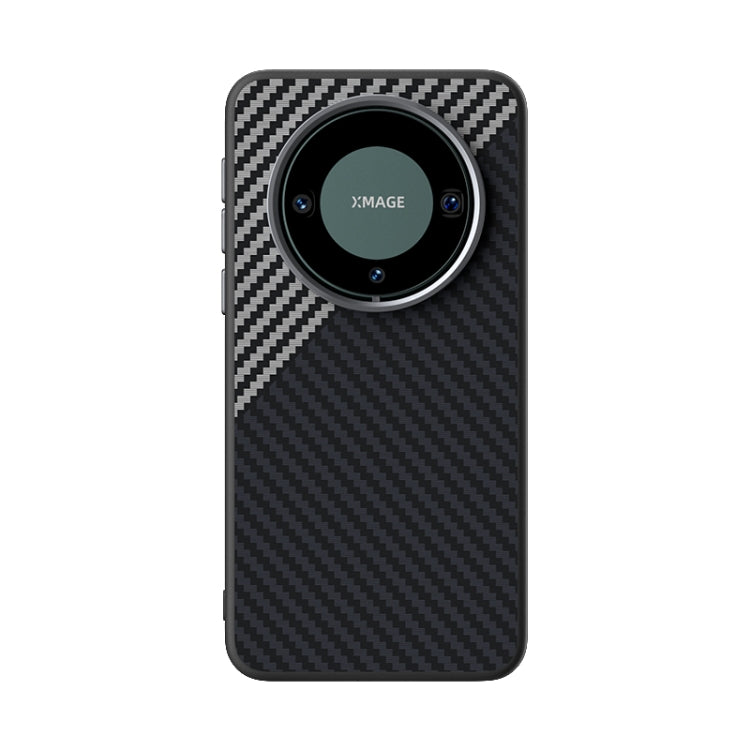 For Huawei Mate 60 Pro / 60 Pro+ ABEEL C Carbon Fiber Series 6D Micro Relief MagSafe Phone Case