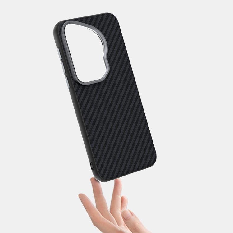 For Huawei Pura 70 ABEEL C Carbon Fiber Series 6D Micro Relief MagSafe Phone Case