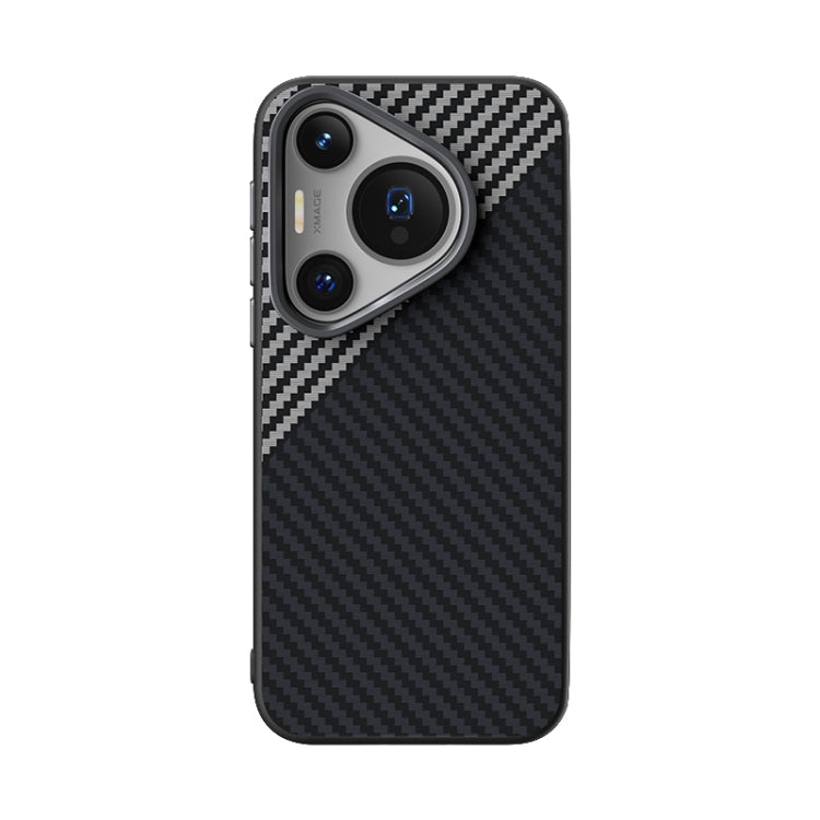 For Huawei Pura 70 ABEEL C Carbon Fiber Series 6D Micro Relief MagSafe Phone Case
