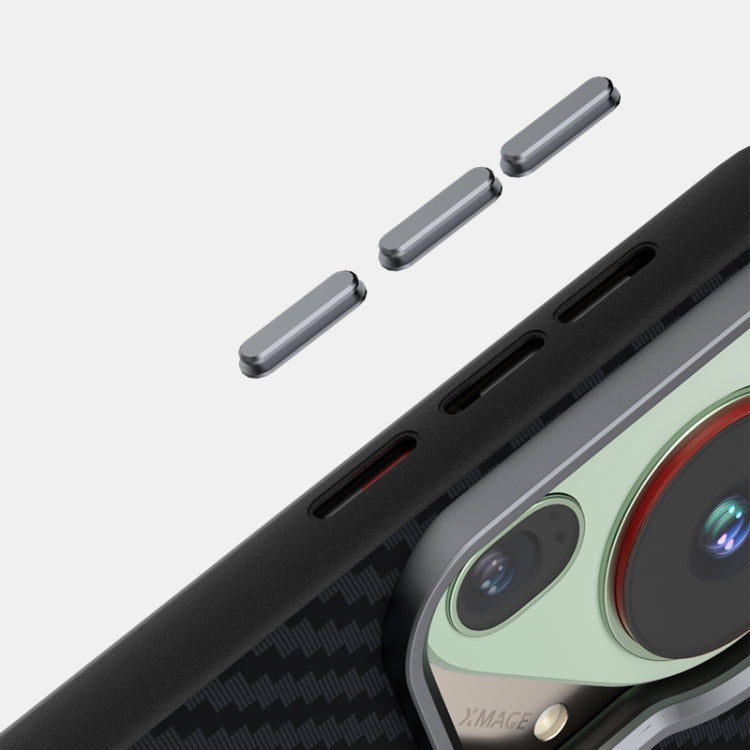 For Huawei Pura 70 ABEEL C Carbon Fiber Series 6D Micro Relief MagSafe Phone Case