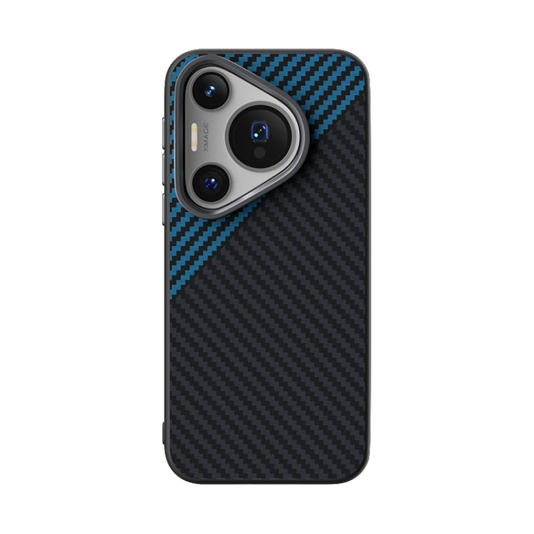 For Huawei Pura 70 Pro / 70 Pro+ ABEEL C Carbon Fiber Series 6D Micro Relief MagSafe Phone Case