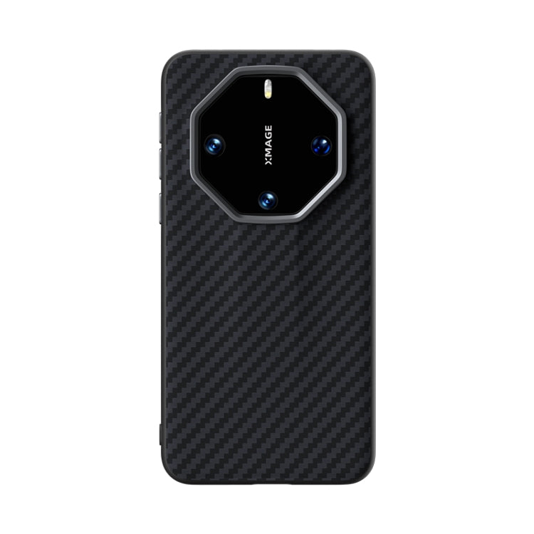 For Huawei Mate 60 RS Ultimate ABEEL C Carbon Fiber Series 6D Micro Relief Phone Case