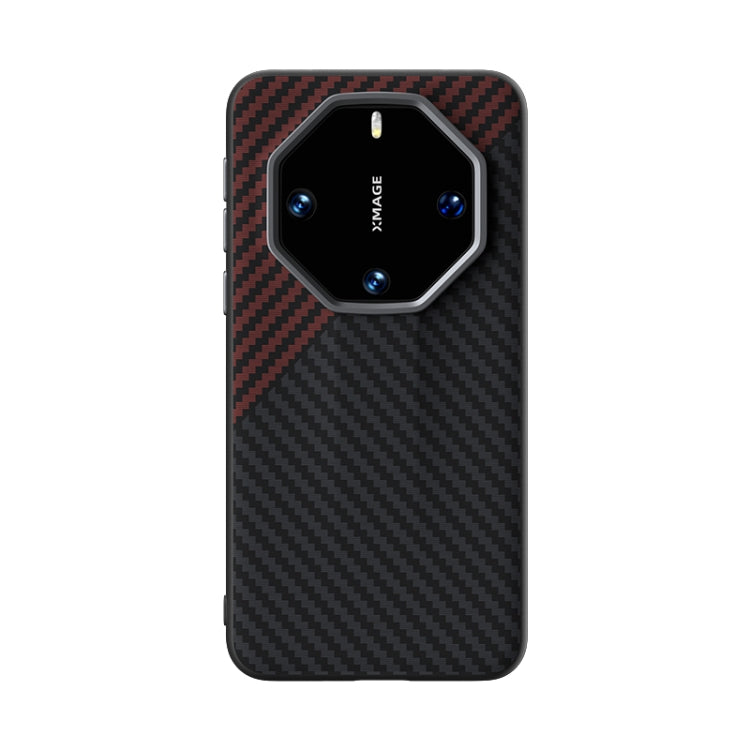 For Huawei Mate 60 RS Ultimate ABEEL C Carbon Fiber Series 6D Micro Relief Phone Case