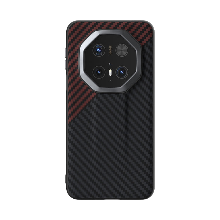 For Huawei Mate 70 RS Ultimate ABEEL C Carbon Fiber Series 6D Micro Relief Phone Case