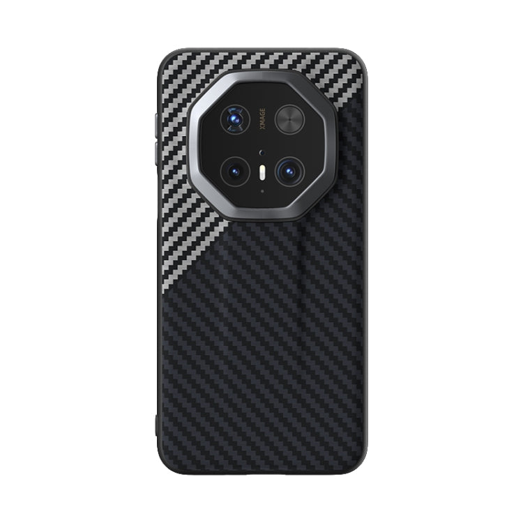 For Huawei Mate 70 RS Ultimate ABEEL C Carbon Fiber Series 6D Micro Relief Phone Case