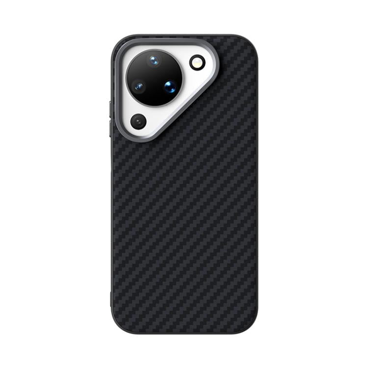 For Huawei Pura 90 5G ABEEL C Carbon Fiber Series 6D Micro Relief Phone Case