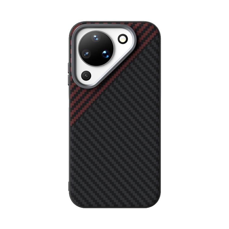For Huawei Pura 90 5G ABEEL C Carbon Fiber Series 6D Micro Relief Phone Case