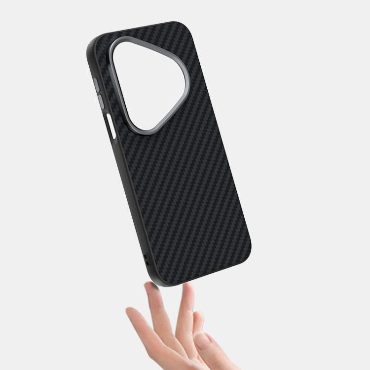 For Huawei Pura 90 5G ABEEL C Carbon Fiber Series 6D Micro Relief Phone Case