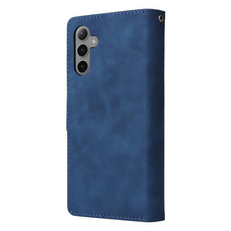 For Galaxy S23 FE 5G Multifunctional Frosted Zipper Wallet Leather Phone Case