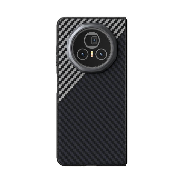 For Honor Magic V3 ABEEL C Carbon Fiber Series 6D Micro Relief MagSafe Phone Case