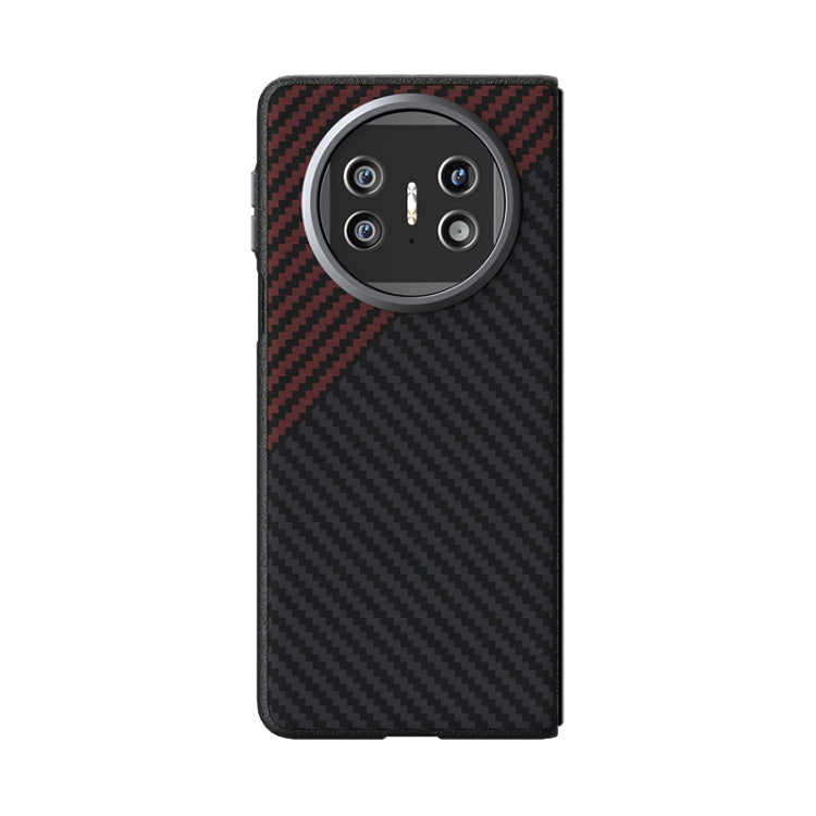 For Huawei Mate X5 / X3 ABEEL C Carbon Fiber Series 6D Micro Relief MagSafe Phone Case