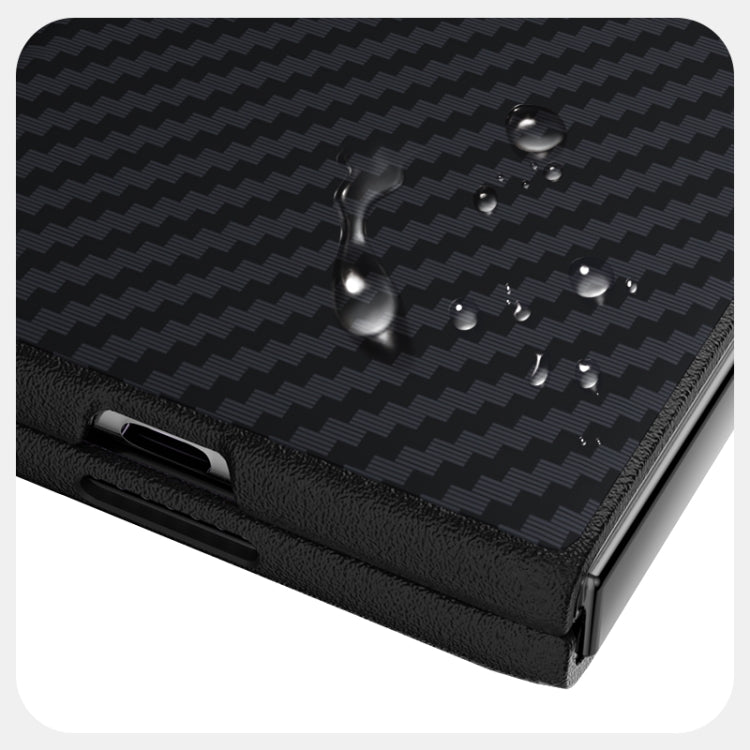 For Huawei Mate X5 / X3 ABEEL C Carbon Fiber Series 6D Micro Relief MagSafe Phone Case