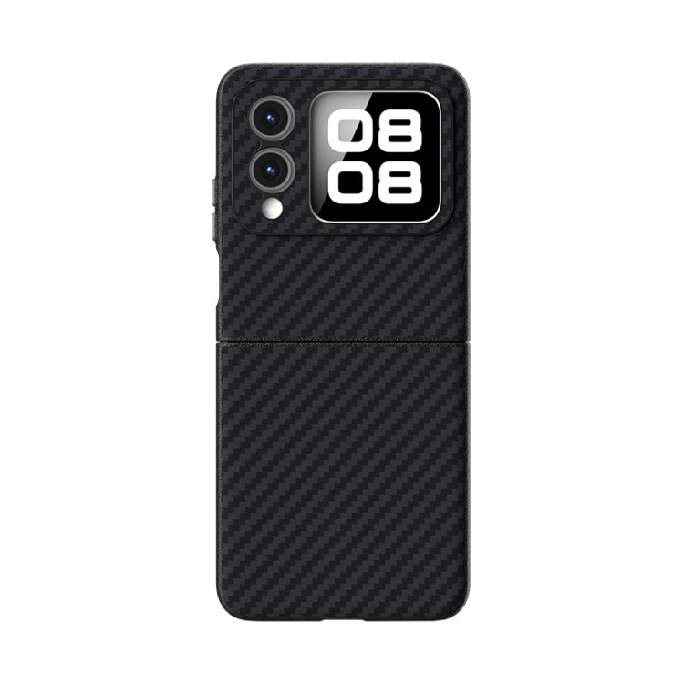 For Huawei nova Flip ABEEL C Carbon Fiber Series 6D Micro Relief MagSafe Phone Case