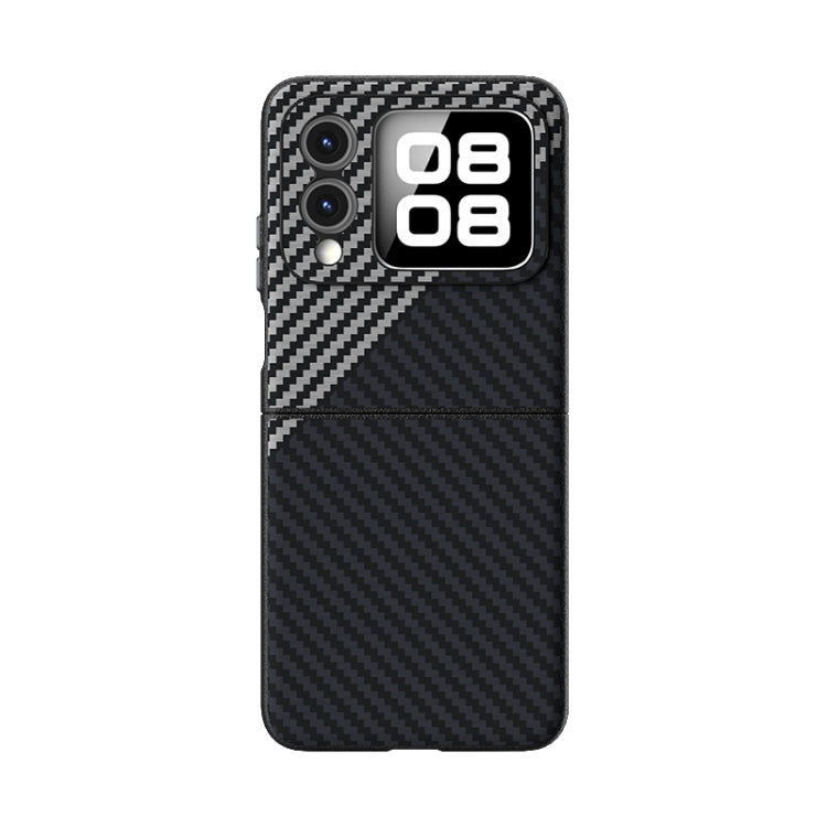 For Huawei nova Flip ABEEL C Carbon Fiber Series 6D Micro Relief MagSafe Phone Case