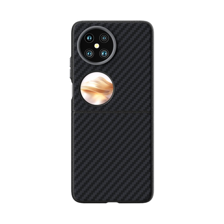 For Huawei Pocket 2 ABEEL C Carbon Fiber Series 6D Micro Relief MagSafe Phone Case