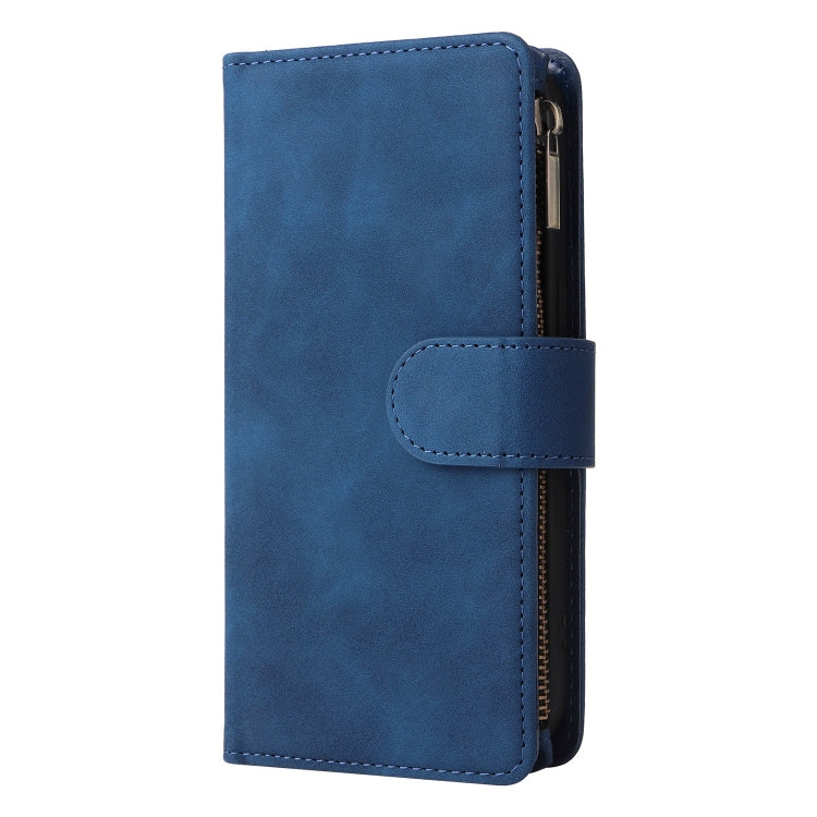 For Xiaomi 14T Pro Multifunctional Frosted Zipper Wallet Leather Phone Case