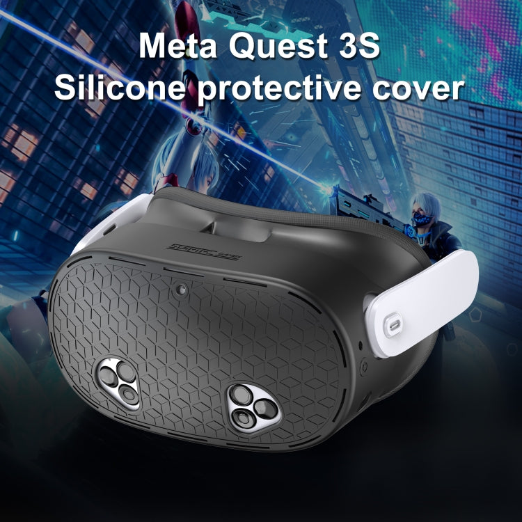STARTRC GAMES For Meta Quest 3S VR Silicone Protective Cover - Black