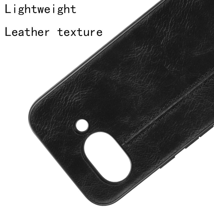 For Google Pixel 9a Cow Pattern Sewing Card Bag Phone Case