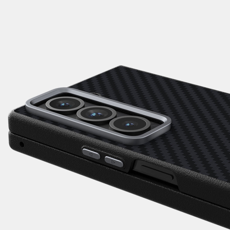 For Samsung Galaxy Z Fold Special ABEEL C Carbon Fiber Series 6D Micro Relief MagSafe Phone Case