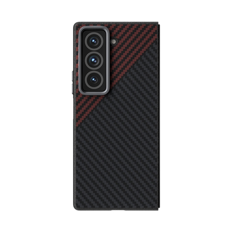 For Samsung Galaxy Z Fold Special ABEEL C Carbon Fiber Series 6D Micro Relief MagSafe Phone Case