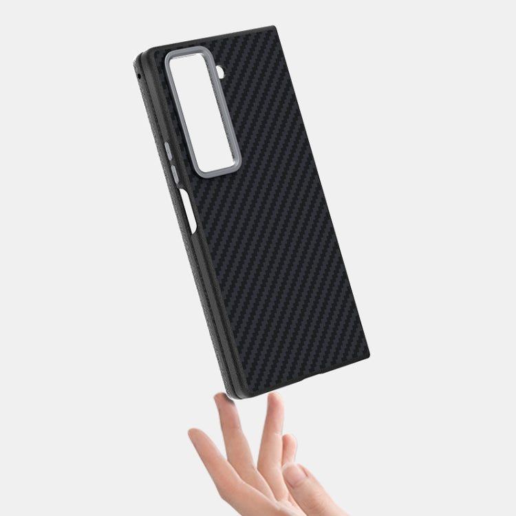 For Samsung Galaxy Z Fold Special ABEEL C Carbon Fiber Series 6D Micro Relief MagSafe Phone Case