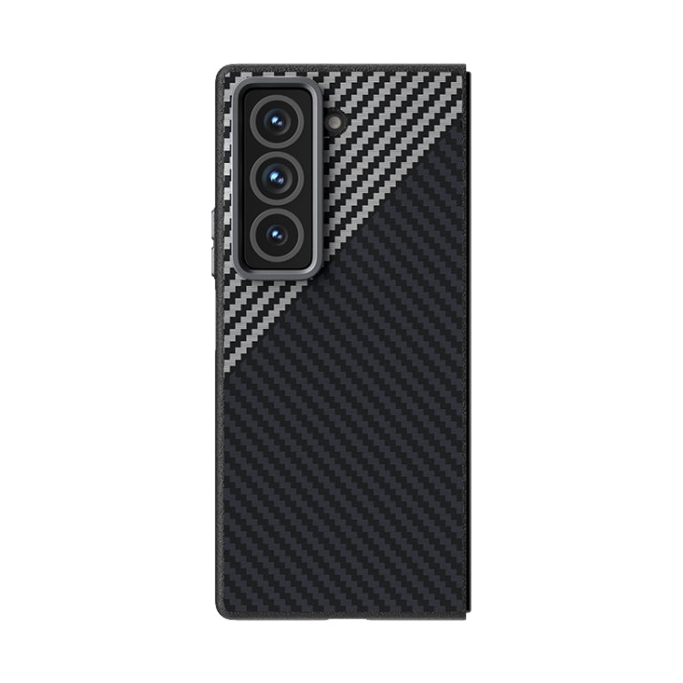 For Samsung Galaxy Z Fold Special ABEEL C Carbon Fiber Series 6D Micro Relief MagSafe Phone Case