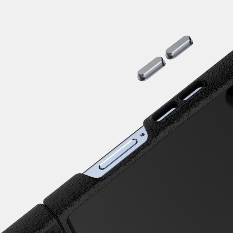 For Samsung Galaxy Z Flip7 5G ABEEL C Carbon Fiber Series 6D Micro Relief MagSafe Phone Case